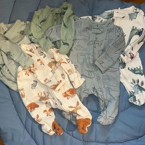 Carters just one newborn pjs bundle - size newborn, 5 pcs